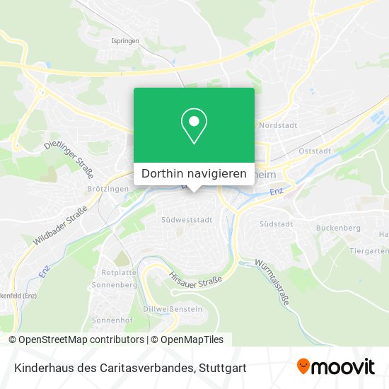 Kinderhaus des Caritasverbandes Karte
