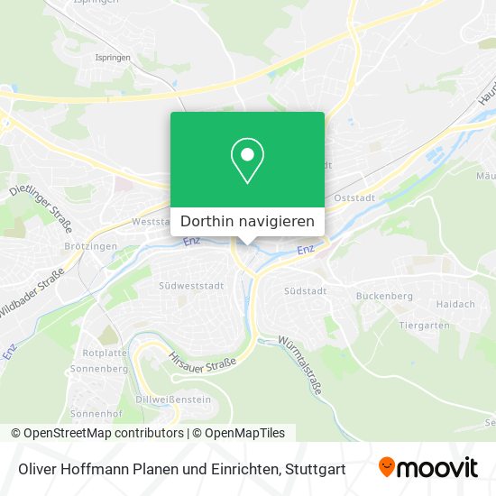 Oliver Hoffmann Planen und Einrichten Karte