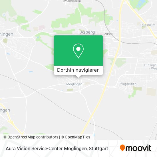 Aura Vision Service-Center Möglingen Karte
