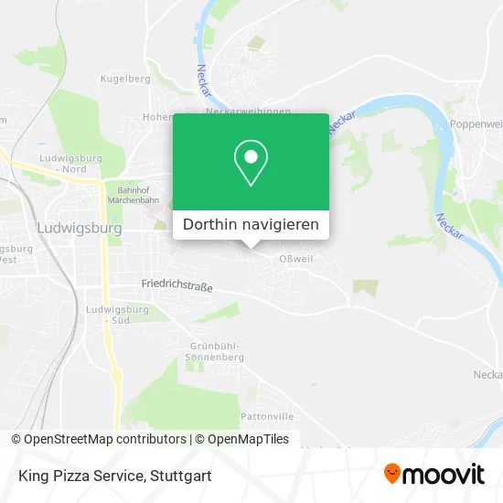 King Pizza Service Karte