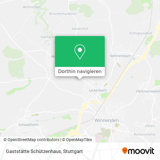 Gaststätte Schützenhaus Karte