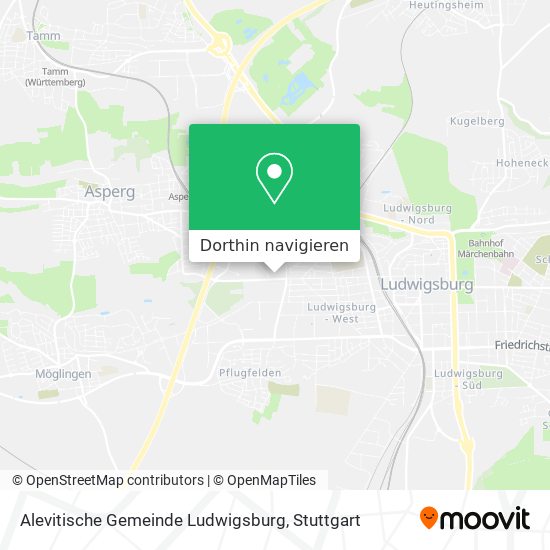 Alevitische Gemeinde Ludwigsburg Karte