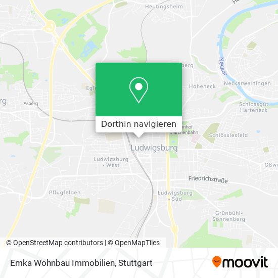 Emka Wohnbau Immobilien Karte