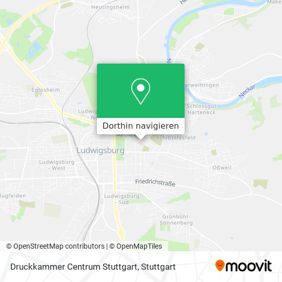 Druckkammer Centrum Stuttgart Karte