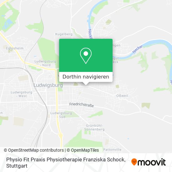 Physio Fit Praxis Physiotherapie Franziska Schock Karte