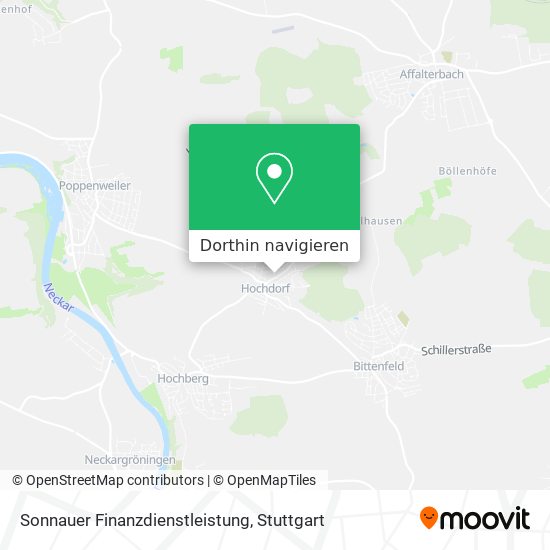 Sonnauer Finanzdienstleistung Karte