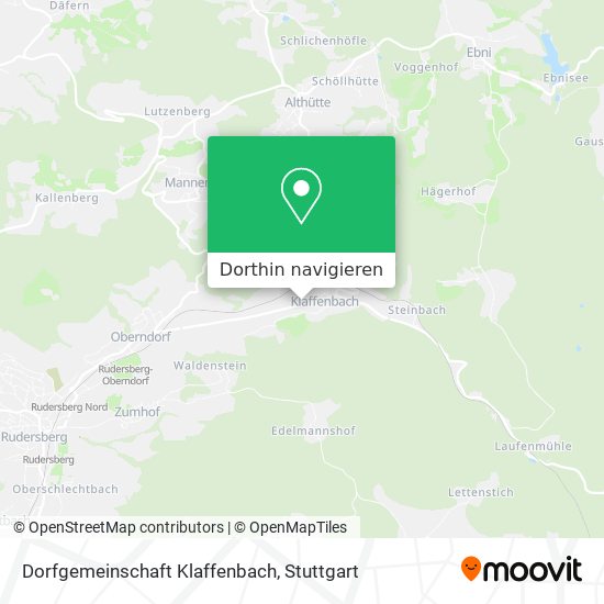 Dorfgemeinschaft Klaffenbach Karte