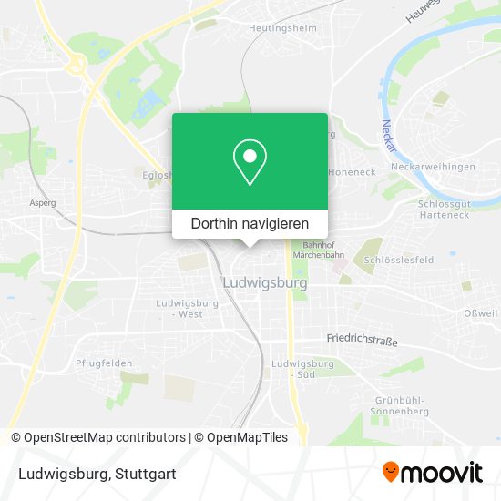 Ludwigsburg Karte