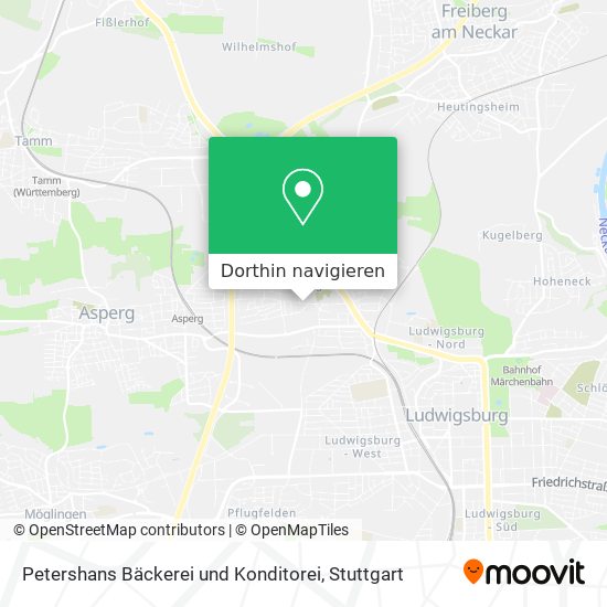 Petershans Bäckerei und Konditorei Karte