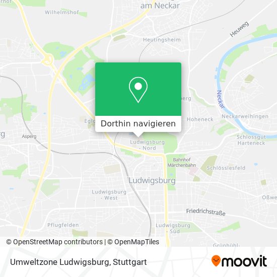 Umweltzone Ludwigsburg Karte