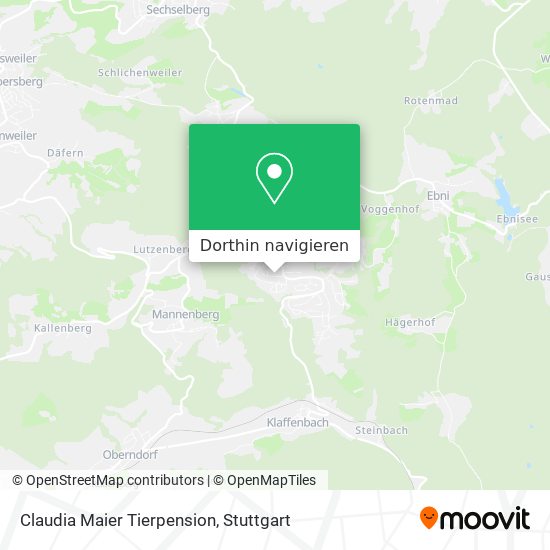 Claudia Maier Tierpension Karte