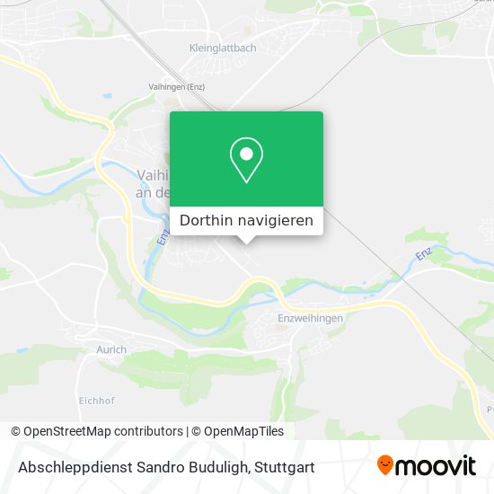 Abschleppdienst Sandro Buduligh Karte