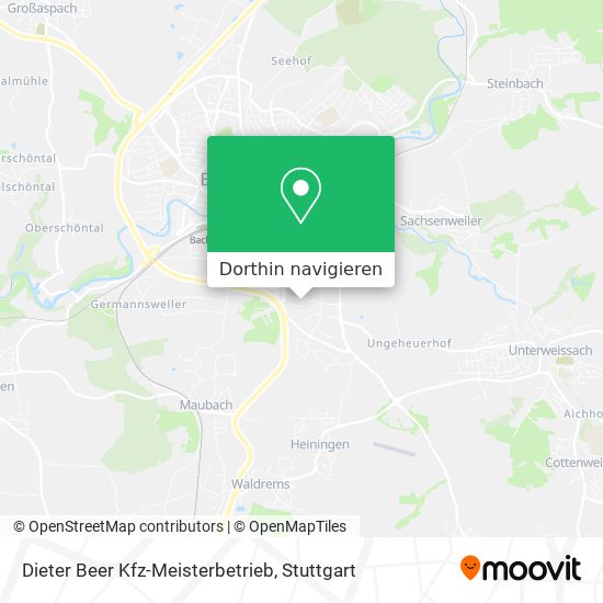 Dieter Beer Kfz-Meisterbetrieb Karte