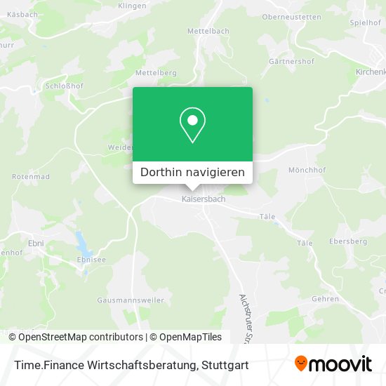 Time.Finance Wirtschaftsberatung Karte
