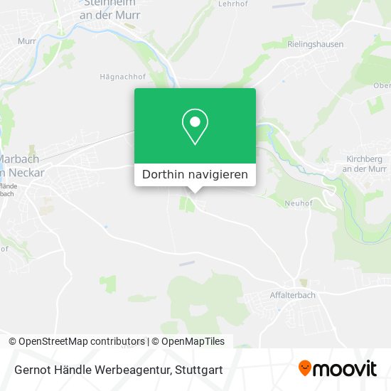 Gernot Händle Werbeagentur Karte