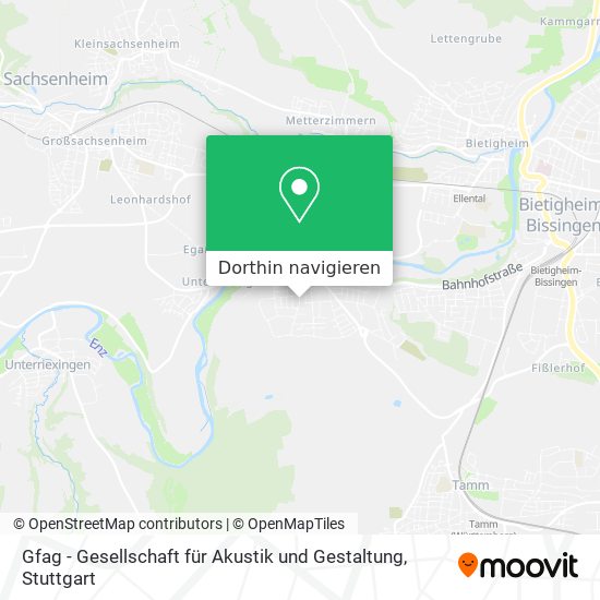 Gfag - Gesellschaft für Akustik und Gestaltung Karte