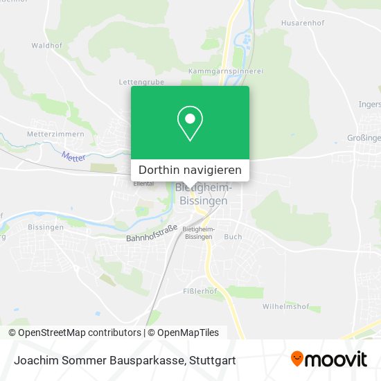Joachim Sommer Bausparkasse Karte
