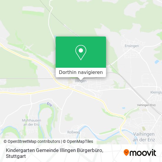 Kindergarten Gemeinde Illingen Bürgerbüro Karte