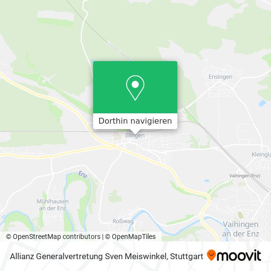 Allianz Generalvertretung Sven Meiswinkel Karte