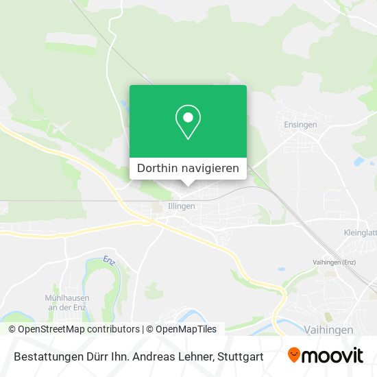 Bestattungen Dürr Ihn. Andreas Lehner Karte