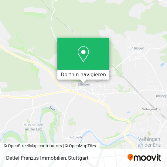 Detlef Franzus Immobilien Karte