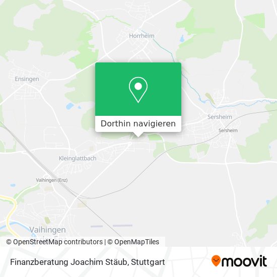 Finanzberatung Joachim Stäub Karte