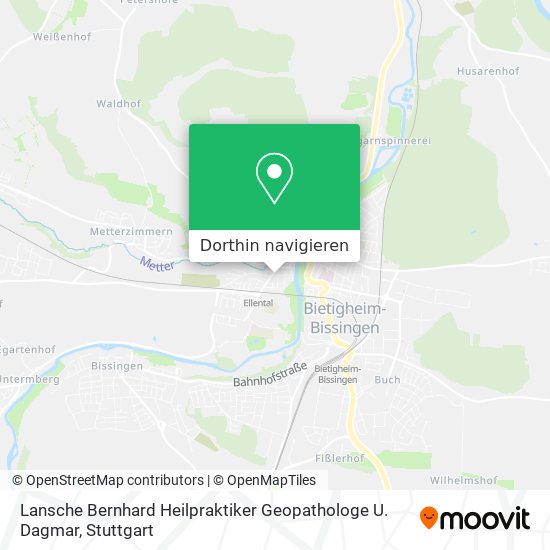 Lansche Bernhard Heilpraktiker Geopathologe U. Dagmar Karte