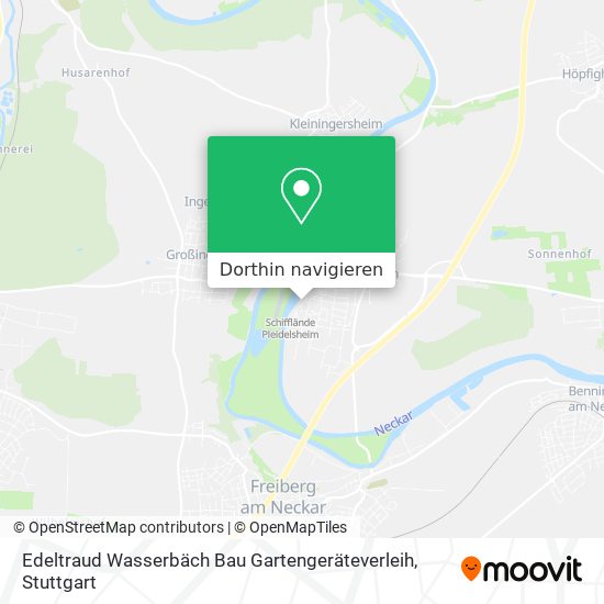Edeltraud Wasserbäch Bau Gartengeräteverleih Karte