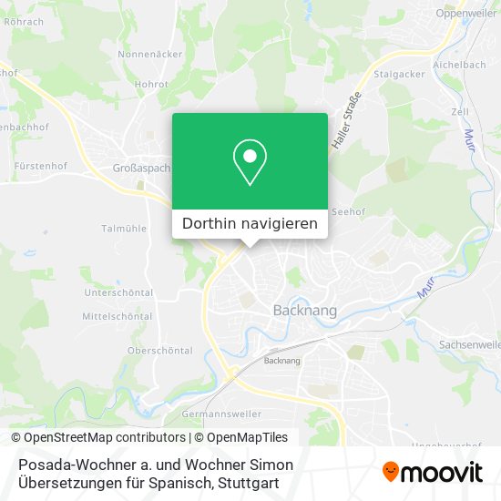 Posada-Wochner a. und Wochner Simon Übersetzungen für Spanisch Karte