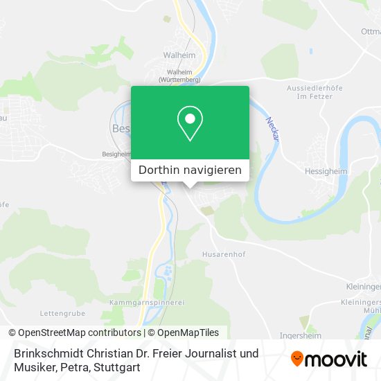 Brinkschmidt Christian Dr. Freier Journalist und Musiker, Petra Karte
