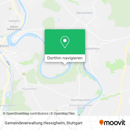 Gemeindeverwaltung Hessigheim Karte