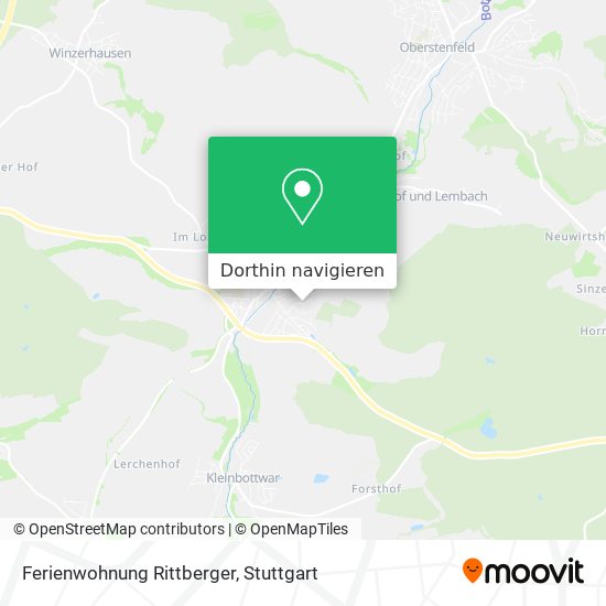 Ferienwohnung Rittberger Karte