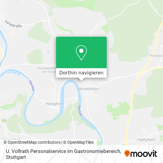 U. Vollrath Personalservice im Gastronomiebereich Karte