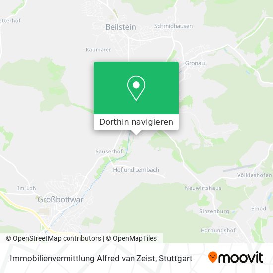 Immobilienvermittlung Alfred van Zeist Karte