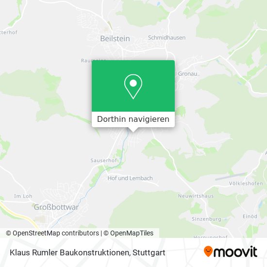 Klaus Rumler Baukonstruktionen Karte
