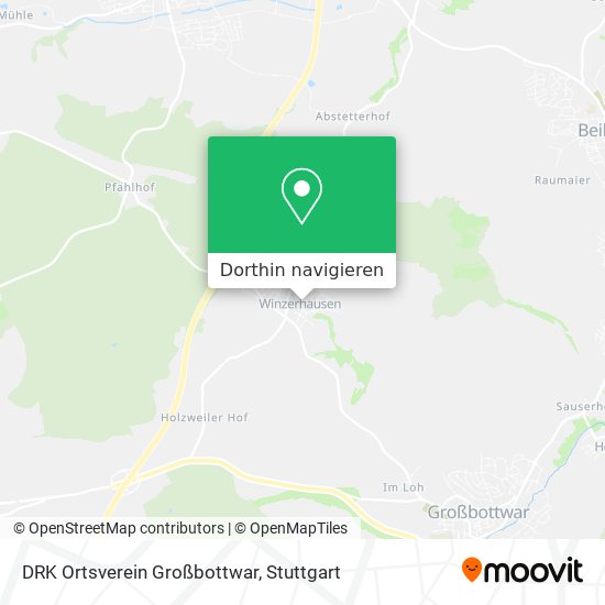DRK Ortsverein Großbottwar Karte