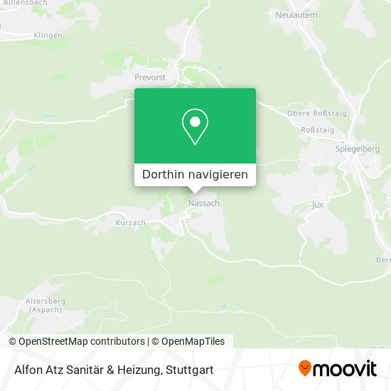 Alfon Atz Sanitär & Heizung Karte