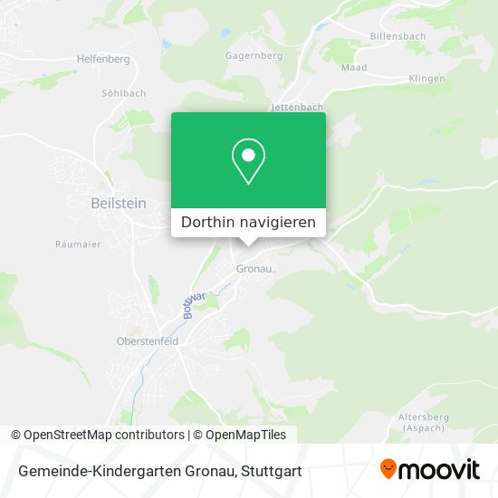 Gemeinde-Kindergarten Gronau Karte