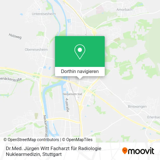 Dr.Med. Jürgen Witt Facharzt für Radiologie Nuklearmedizin Karte