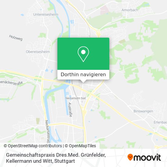 Gemeinschaftspraxis Dres.Med. Grünfelder, Kellermann und Witt Karte