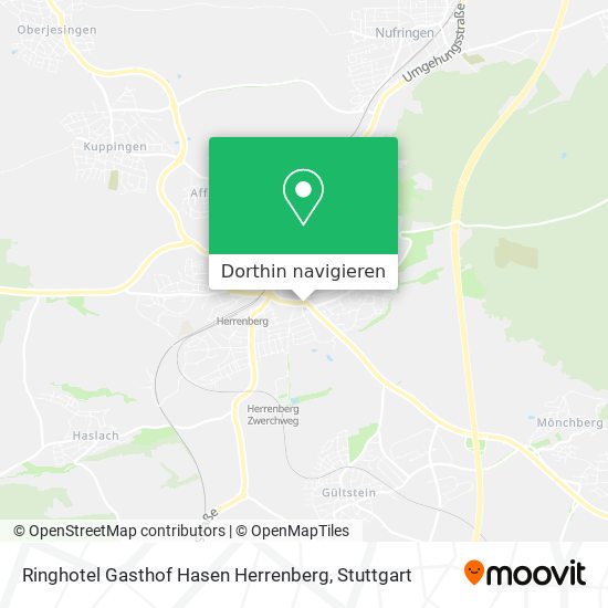 Ringhotel Gasthof Hasen Herrenberg Karte