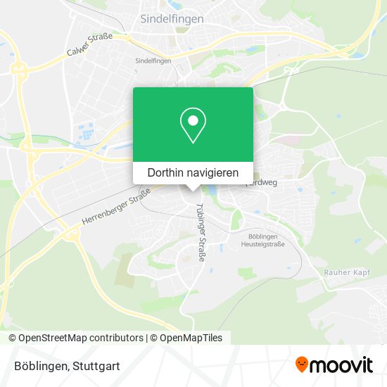 Böblingen Karte