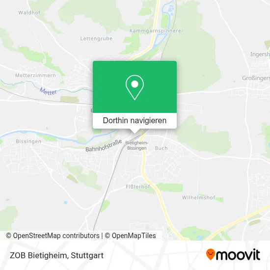ZOB Bietigheim Karte
