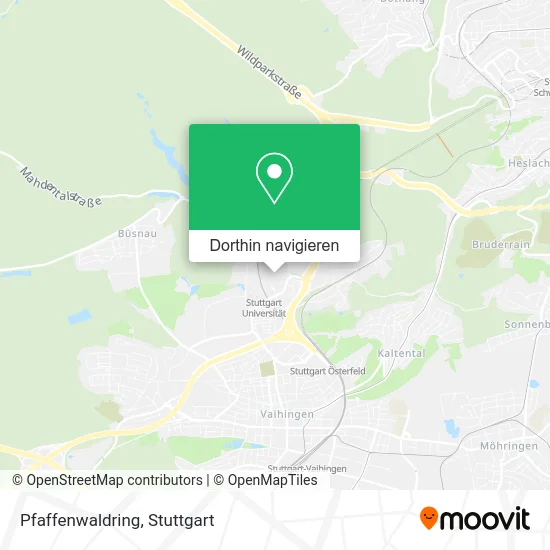 Pfaffenwaldring Karte