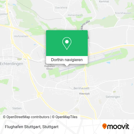 Flughafen Stuttgart Karte