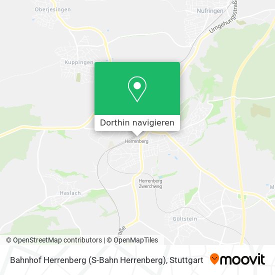 Bahnhof Herrenberg (S-Bahn Herrenberg) Karte