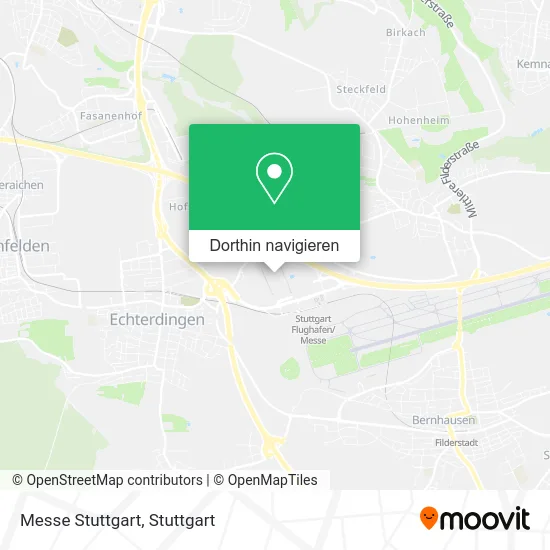 Messe Stuttgart Karte