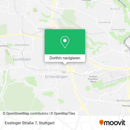 Esslinger Straße 7 Karte