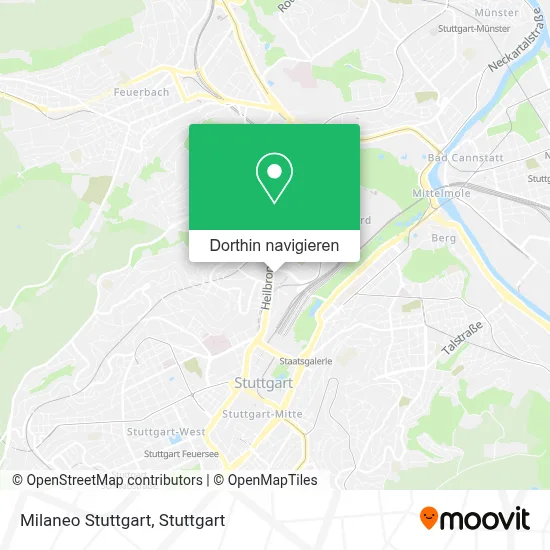 Milaneo Stuttgart Karte