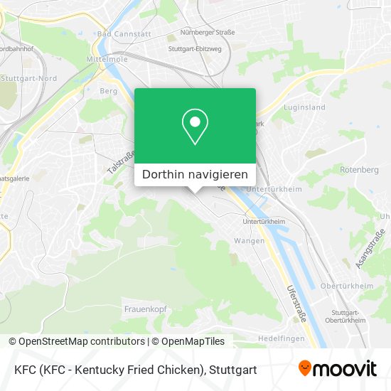 KFC (KFC - Kentucky Fried Chicken) Karte
